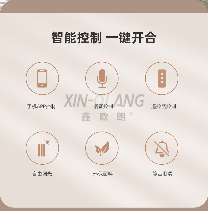 垂直竖百叶窗帘 电动手动两用 客厅阳台书房餐厅调光遮阳帘办公室隔断窗帘 详情图3