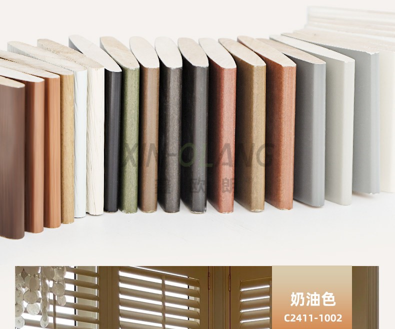 椴木实木透气百叶门 折叠推拉隔断门 客厅书房卧室遮光通风实木百叶定制 详情图12