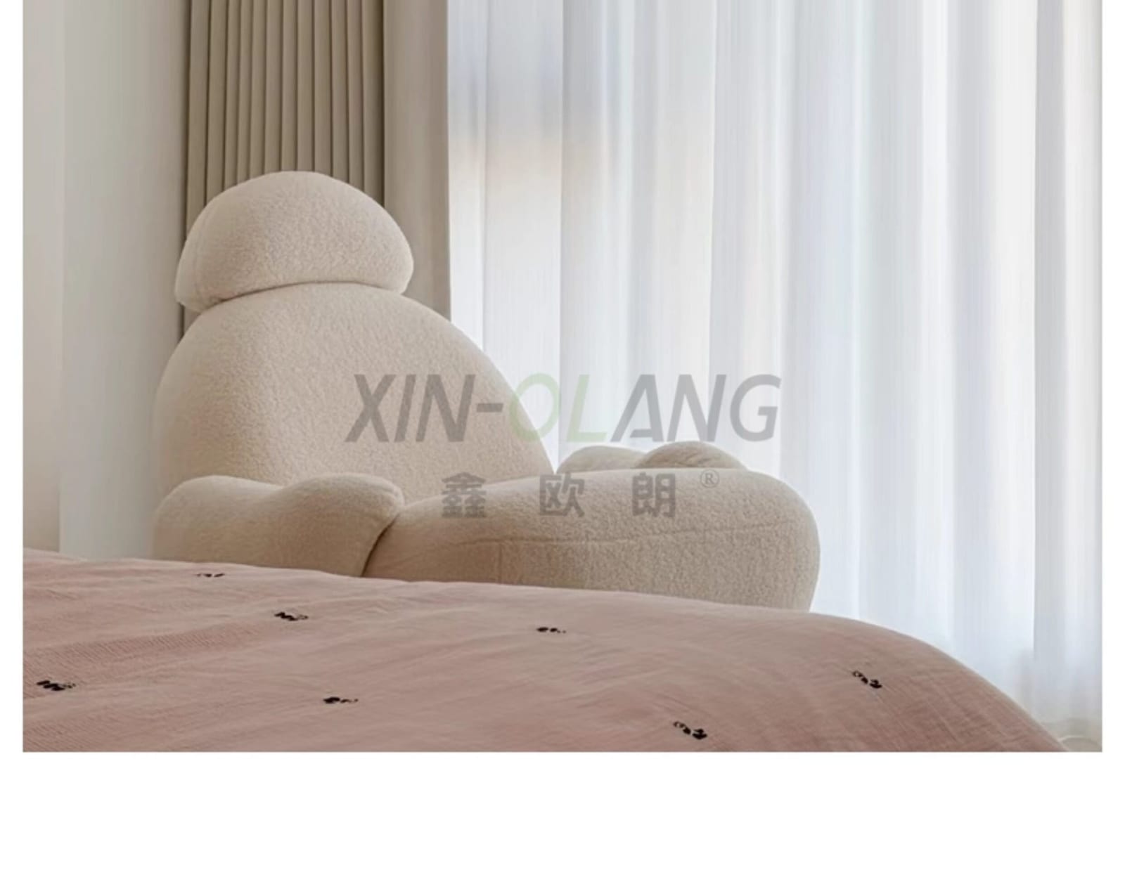 极简纱帘合集|透光不透人镜面幻影纱百叶纱防勾丝金刚纱帘定制 详情图19