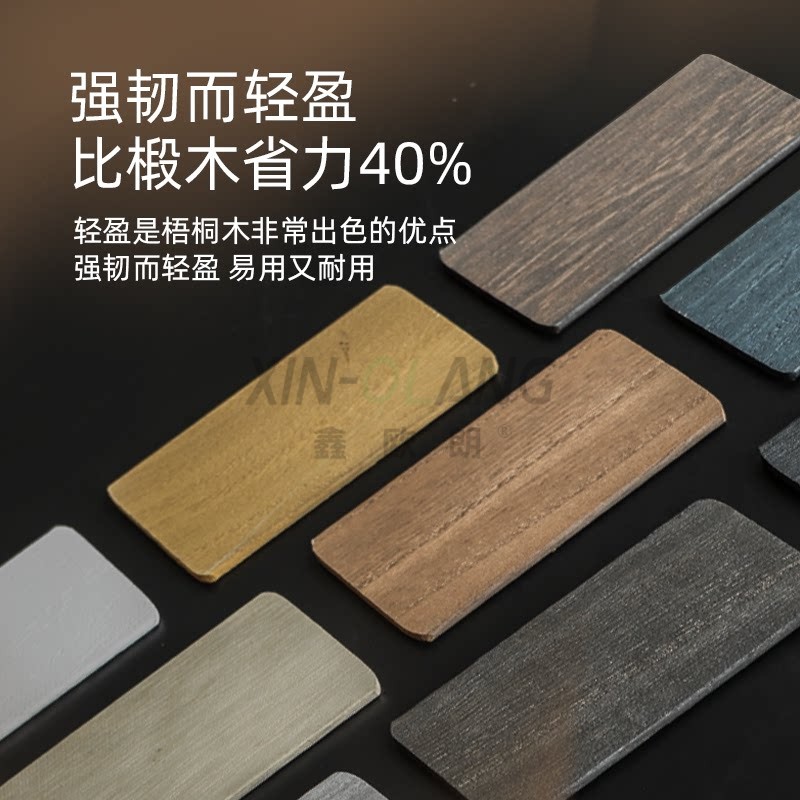 高端梧桐木实木百叶帘｜电动手动升降遮阳 客厅阳台落地木百叶定制 主图3