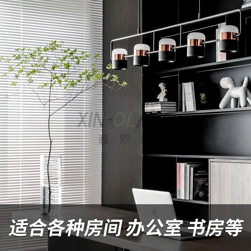 高端铝百叶窗帘|L 型(厂型)C 型叶片防水免打孔 厨卫办公室百叶帘定制 详情图2