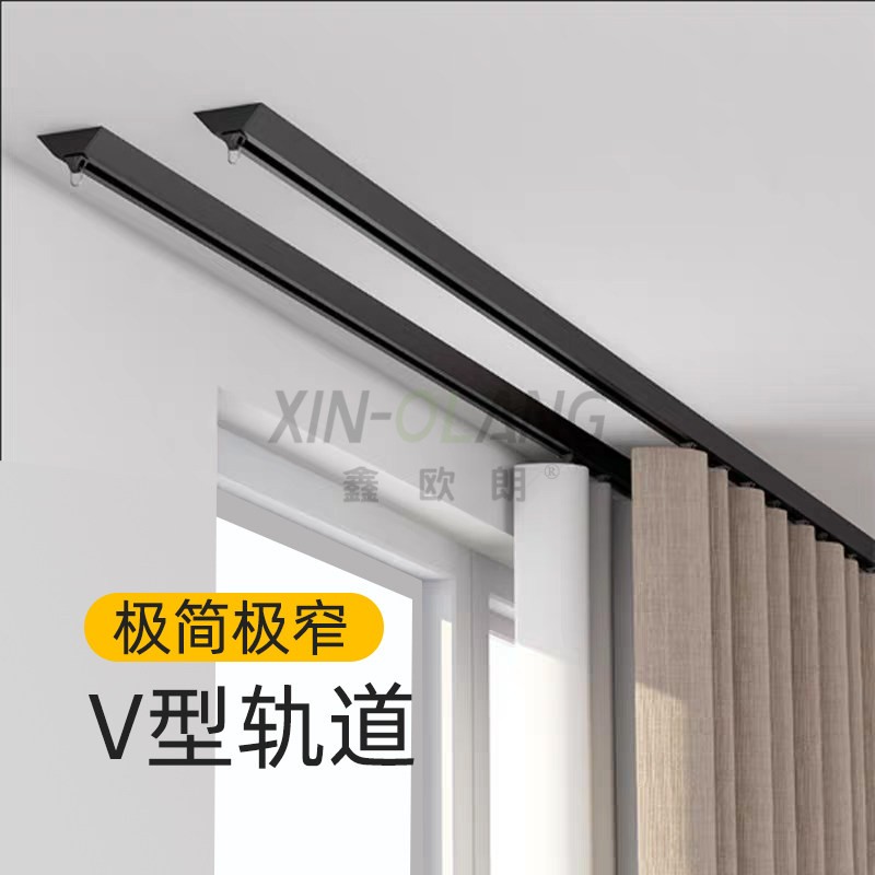 窗帘轨道怎么选?罗马杆/直轨/弯轨/电动轨一次说清