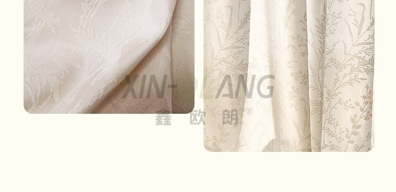 竹韵清竹纱帘 新中式真丝提花纱 透光不透人卧室阳台纱帘 详情图16